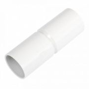 Патрубок-муфта белая D40 (Промрукав) (PR.01740б) Муфта