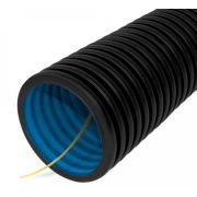 Труба ПНД двустенная гибкая d75 тип 450 (SN16) стойкая к УФ с/з черная (PR15.0142) Труба гибкая двустенная стойкая к УФ