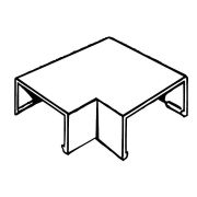 Угол плоский 40х40 ML (10шт) (72309-10-E110) Угол плоский плавный, огнестойкость E110