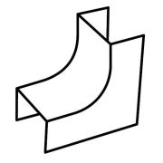 Угол внутренний 40х25 плавный RMI стандарт TIA (10шт) (72108-10-E110) Угол внутренний плавный, огнестойкость E110