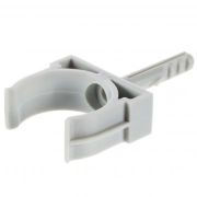 Держатель с дюбелем без шурупа, D32 мм (50шт) (41432HF) Держатель с дюбелем без шурупа