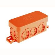 Коробка JBL090 90х42х40, 10 вых., 4P (0,15-4,0мм²) (43254HF) Коробка монтажная, огнестойкая, без галогена