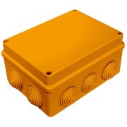 Коробка JBS150 150х110х70, 10 вых., 9P (1,5…6мм²) (43239HF) Коробка монтажная, огнестойкая, без галогена