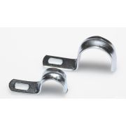 Скоба однолапковая D20 с одним отверстием (100шт) (43720) Скоба оцинкованная