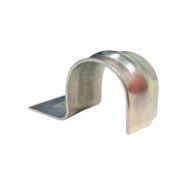 Скоба однолапковая D16 без монтажного отверстия (100шт) (43717) Скоба оцинкованная