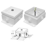 КМ IP55-1010 (без DIN рейки) Коробка монтажная электротехническая