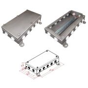 КМ IP55-1530, 14 вводов, нержавейка Коробка монтажная электротехническая