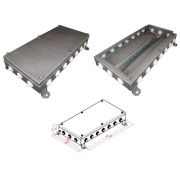 КМ IP55-2040, 20 вводов, нержавейка Коробка монтажная электротехническая