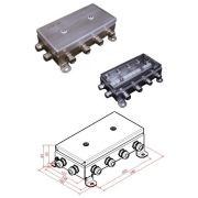 КМ-О (16к)-IP66-1224, 12 вводов, нержавейка Коробка монтажная огнестойкая