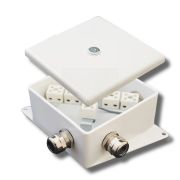 КМ-О (6к*6,0)-IP66-120х120, три ввода Коробка монтажная огнестойкая