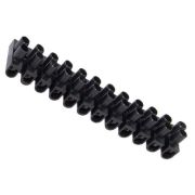 ЗВИ-80 6-25 мм² 12пар 100°С черный TDM (SQ0510-0038) Зажим винтовой