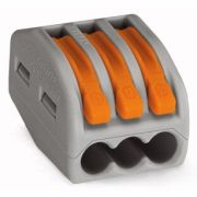 WAGO 222-413 клемма 3-проводная Клеммник для медного провода