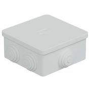 Коробка JBS080 85х85х40, 6 вых, IP44, белая (44006W-1) Коробка монтажная