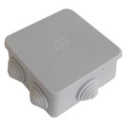 Коробка JBS080 85х85х50, 6 вых., IP44, серая (44066) Коробка монтажная