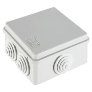Коробка JBS101 100х100х55, 6 вых., IP55, серая (44037) Коробка монтажная