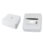 Коробка КР 75х75х28 ОП белая, IP40, с клеммной колодкой (SQ1401-0906) Распаячная коробка