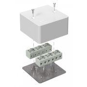 Коробка огнестойкая для к/к 40-0460-FR6.0-12 Е15-Е120 85х85х45 Коробка огнестойкая