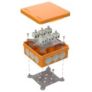 Коробка огнестойкая для о/п двухкомпонентная 60-0303-FR2.5-12 Е15-Е120 100х100х40 Промрукав Коробка огнестойкая