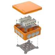 Коробка огнестойкая для о/п двухкомпонентная 60-0303-FR6.0-12 Е15-Е120 100х100х40 Промрукав Коробка огнестойкая