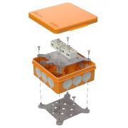 Коробка огнестойкая для о/п двухкомпонентная 60-0303-FR6.0-4-4-Р Е15-Е60 100х100х40 Промрукав Коробка огнестойкая