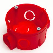 Коробка установочная 68х42 с саморезами (80-0500С) Коробка установочная 68х42 с саморезами