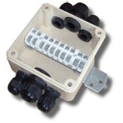 КСП-10 130х130х65 Коробка пластмассовая соединительная с зажимами