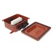 У614А пластиковый ввод (zeta30322) Коробка клеммная