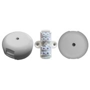 УК-2П с клеммной колодкой, 4 контакта, белый (Магнито-Контакт) Коробка коммутационная для 4х2 проводов