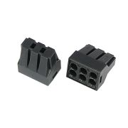 Экспресс-клемма с пастой, 6-проводная до 2,5 мм², серая 773-306 REXANT (07-3060) Клеммник для провода