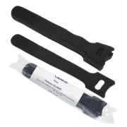 CLAMP-310-BK (10 шт) (9366c) Хомут для кабеля, липучка с мягкой застежкой