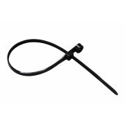Хомут-стяжка нейлоновая под винт 100х3,6 мм, черная (уп 100 шт) (07105) Кабельная стяжка (хомут) нейлоновая, неоткрываемая
