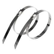 Хомут-стяжка стальная REXANT 300x7,9 мм, 50 шт (07-0310) Хомут из нержавеющей стали