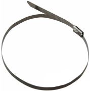 Хомут-стяжка стальная с полимерным покрытием REXANT 400x4,6 мм, 50 шт (07-0428-5) Хомут из нержавеющей стали