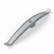 Держатель кабеля двусторонний для прямого монтажа серый (PR13.0382) Промрукав Держатель кабеля двусторонний для прямого монтажа