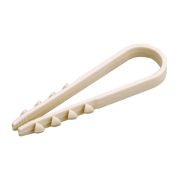 Дюбель-хомут нейлоновый 19-25 мм, белый, 100 шт. REXANT (07-4503) Дюбель хомут