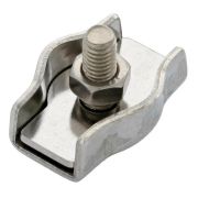 Зажим 2 мм Simplex для троса Зажим для троса плоский оцинкованный