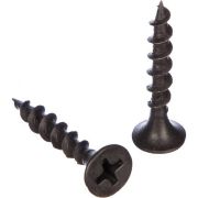 Саморезы 3,5х32 потай, крупная резьба, оксид (1000 шт) (КИТАЙ/ТАЙВАНЬ) Саморез с потайной головкой и крупным шагом