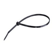 Стяжка нейлоновая 2,5х100мм черная UV (100шт), 06-1009 Стяжка нейлоновая
