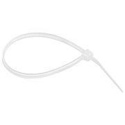 Стяжка нейлоновая 3,6х100мм белая (100шт) (06-1021) Стяжка нейлоновая