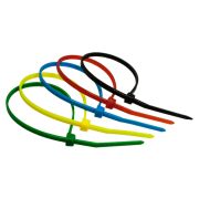 Стяжка нейлоновая 3,6х200мм 5 цветов (100 шт), 06-1016 Стяжка нейлоновая
