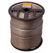 Трос стальной в ПВХ оплетке d=6,0 мм, прозрачный (150м)(09-5260) Трос стальной