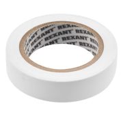 Изолента белая ПВХ 15х10х0.13мм (KR-09-2001) Лента изоляционная