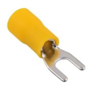 Наконечник НВИ 5,5-5 вилка 4-6мм желтый GENERICA (100 шт) (UNL10-006-6-5-G) Наконечник вилка