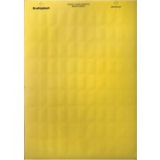 Табличка самоламинирующаяся 23х12мм, желтая (1300 шт) (SITFL02312Y) Табличка самоламинирующаяся, полиэстер