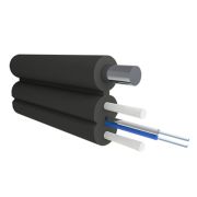 Кабель оптический Alpha Mile Flex FTTx, с дополнительным несущим элементом (проволока 1.0 мм), 2 волокна