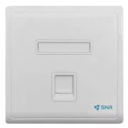 Абонентская розетка SNR, встраиваемая, под модули Keystone, 1 порт