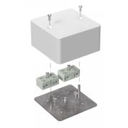 Коробка огнестойкая разветвительная 85х85х45 для кабель-канала (40-0460-FR6.0-4-4-Р) Коробка огнестойкая разветвительная для кабель-канала