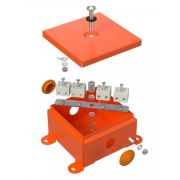Коробка металлическая огнестойкая 110х110х65 (70-0360-FR2.5-4) Коробка металлическая огнестойкая