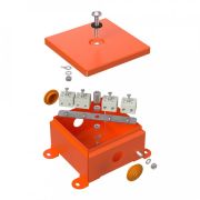 Коробка металлическая огнестойкая 110х110х65 (70-0360-FR10.0-4) Коробка металлическая огнестойкая
