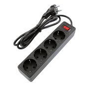 SP4B-550 GARDA Сетевой фильтр 4 розетки, 5м, черный